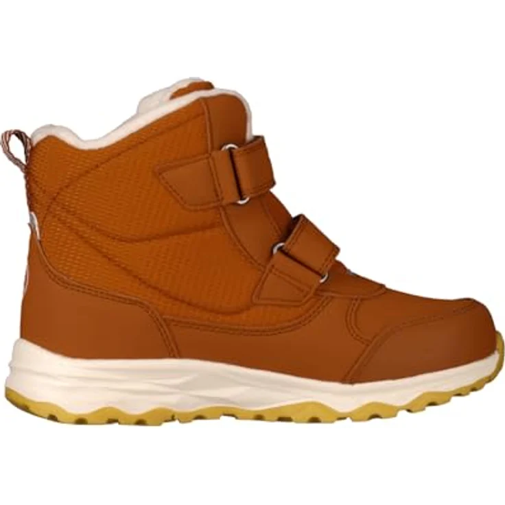 TROLLKIDS Hafjell Wanderschuh, wasserdichter Winterschuh mit Klettverschluss und Fleece-Isolation, schwarz – Bild 2