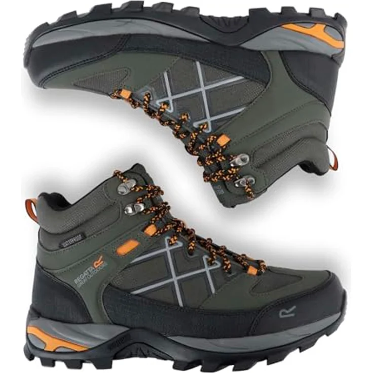 Regatta Samaris III, Freizeitschuhe mit ISOTEX-Membran, oliv/orange – Bild 5