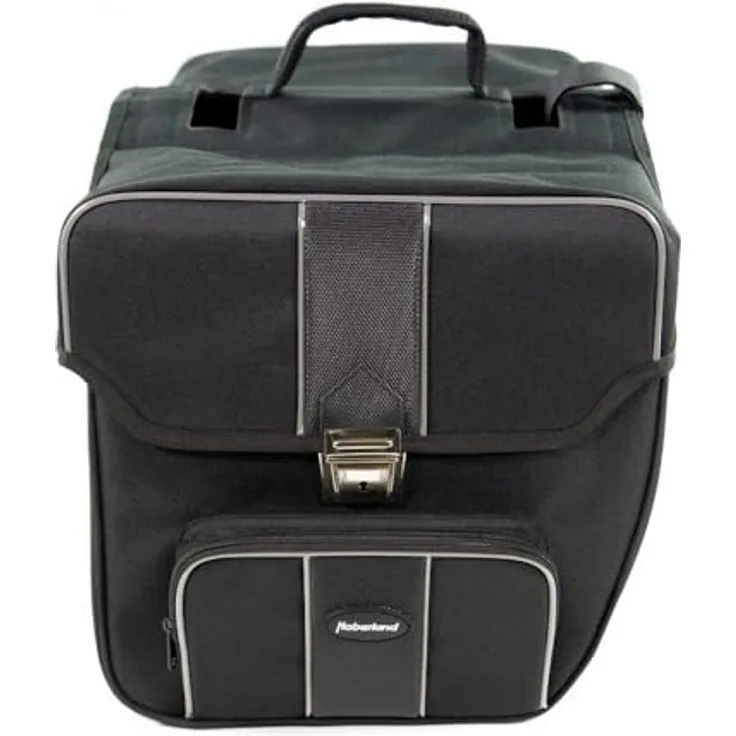 Haberland Doppeltasche für Erwachsene, Schwarz, 25 Liter, 32 x 34 x 16 cm