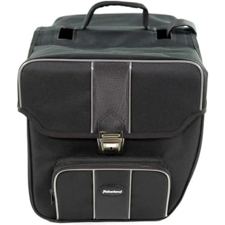 Haberland Doppeltasche für Erwachsene, Schwarz, 25 Liter, 32 x 34 x 16 cm – Bild 1