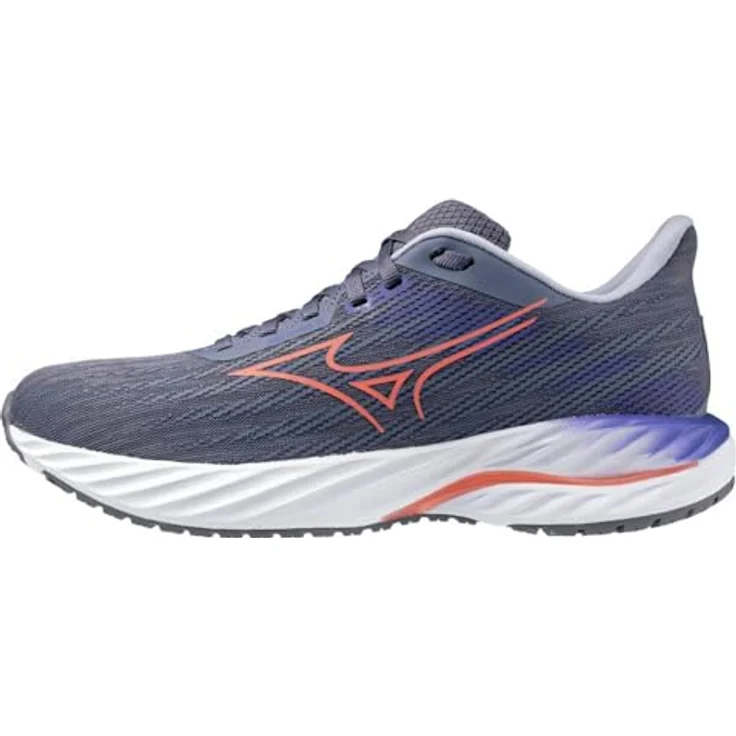 Mizuno Wave Inspire 21, Laufschuhe für Damen mit Anti-Pronation, stabil und atmungsaktiv, recycelte Materialien, Schwarz – Bild 1