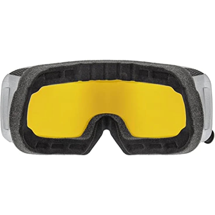 Uvex saga TO - Skibrille mit Wechselscheibe, zugfreie Rahmenbelüftung - rhino matt/silver-LGL clear - one size – Bild 3