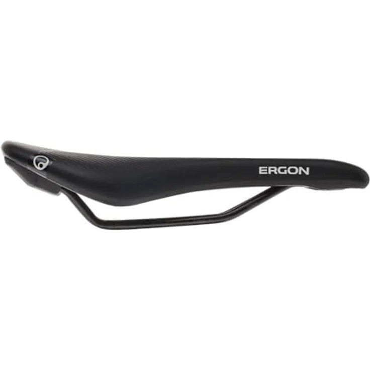 Ergon SR Comp Men, Fahrradsattel für Männer mit Entlastungskanal und OrthoCell-Inlays, flach und gepolstert – Bild 4