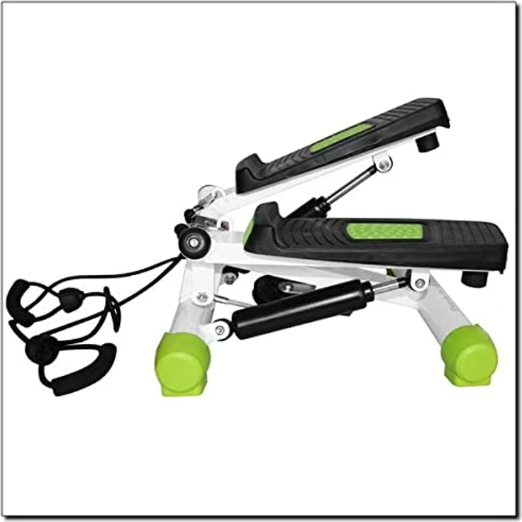 HMS Stepper Fitness Heimtrainer Drehstepper Sidestepper Computer LCD S3033, schwarz – Bild 4