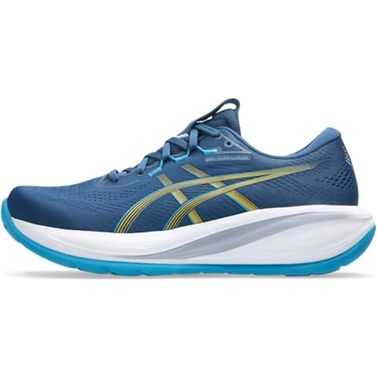Asics Gel-Cumulus 28, Laufschuhe für Herren mit GEL-Dämpfung, FluidRide-Zwischensohle, Dunkelblau, Größe 44 – Bild 1