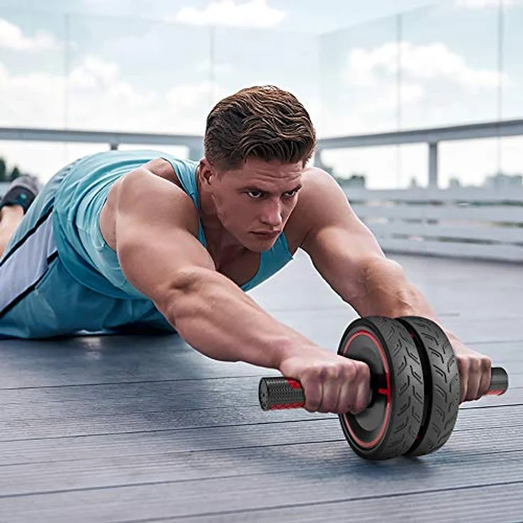 Readaeer Bauchmuskeltrainer mit Knieschoner, Bauchmuskeltraining für Zuhause, Fitnessgerät - Preisvergleich – Bild 2