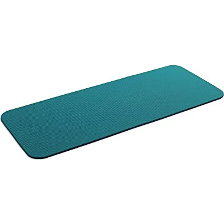 Airex Gymnastikmatte Fitline 140, Wasserblaue Fitnessmatte mit Sanitized-Hygieneschutz, 1,0 cm Stärke für Studio und Hausgebrauch