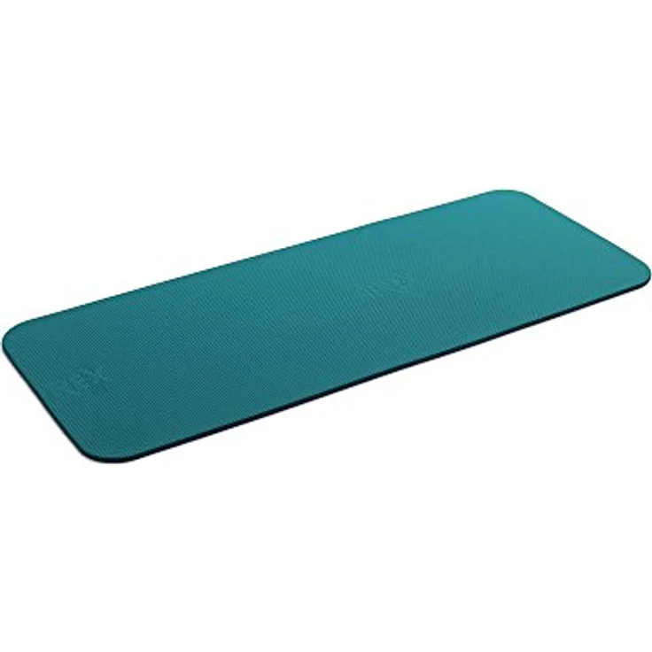 Airex Gymnastikmatte Fitline 140, Wasserblaue Fitnessmatte mit Sanitized-Hygieneschutz, 1,0 cm Stärke für Studio und Hausgebrauch – Bild 1