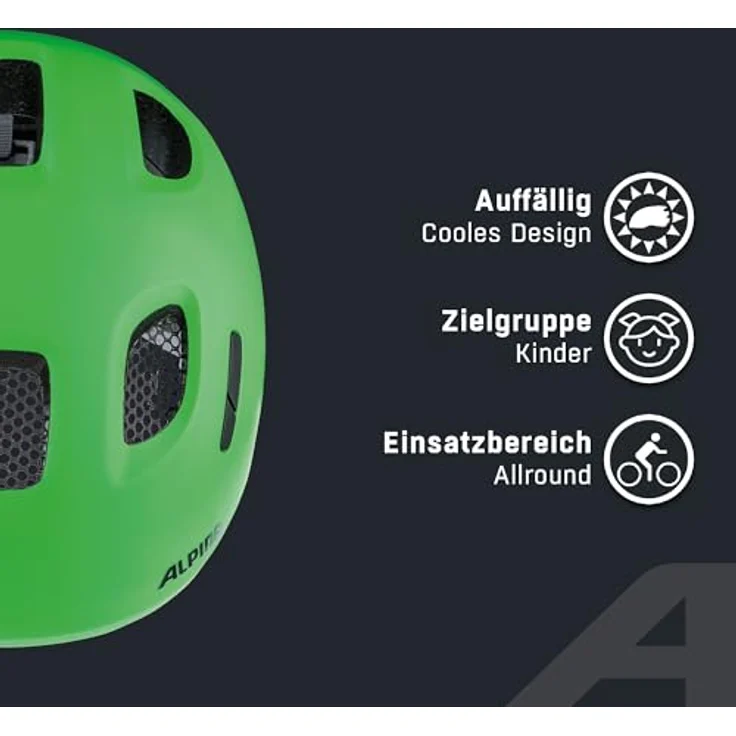 ALPINA Ximo 2 L.E. Kinderfahrradhelm, leicht und bruchfest mit