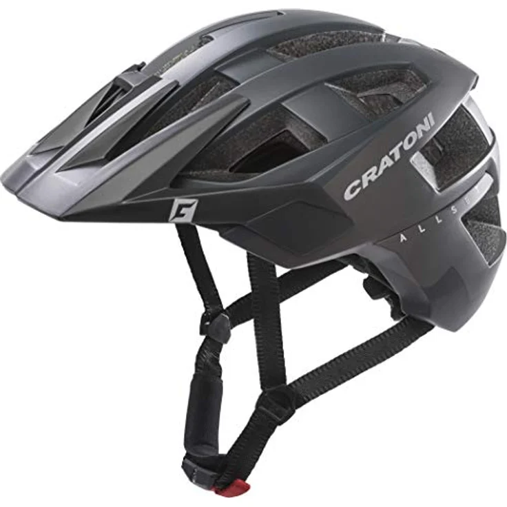 Cratoni Helm AllSet MTB Gr. S/M 54-58cm schwarz matt – Bild 9