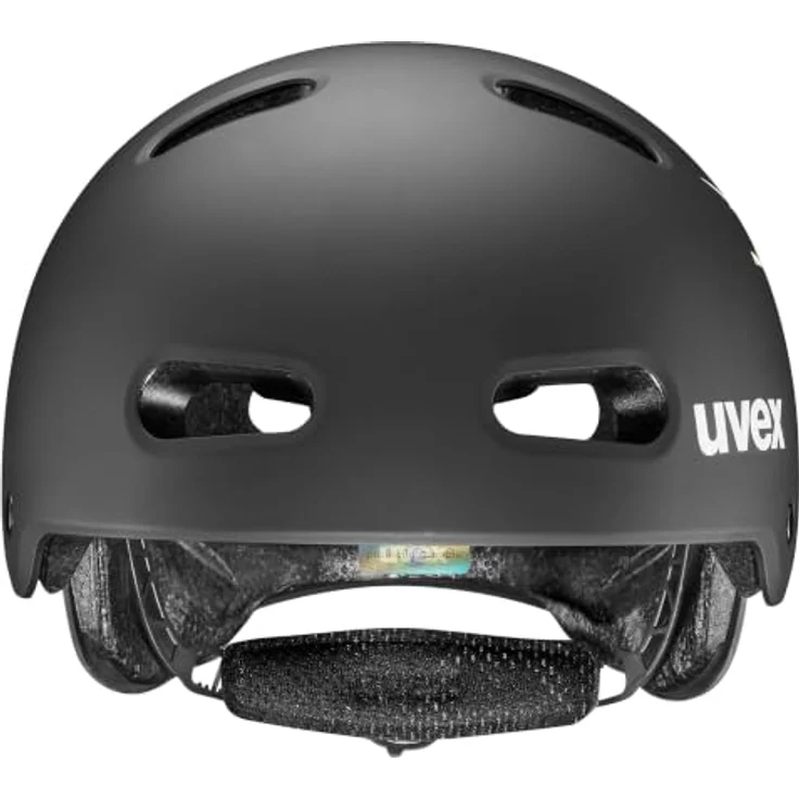 Uvex kid 4 style bam, Fahrradhelm für Kinder, schlagfeste ABS-Hartschale, schwarz-lime matt, Größe 55-58 – Bild 2