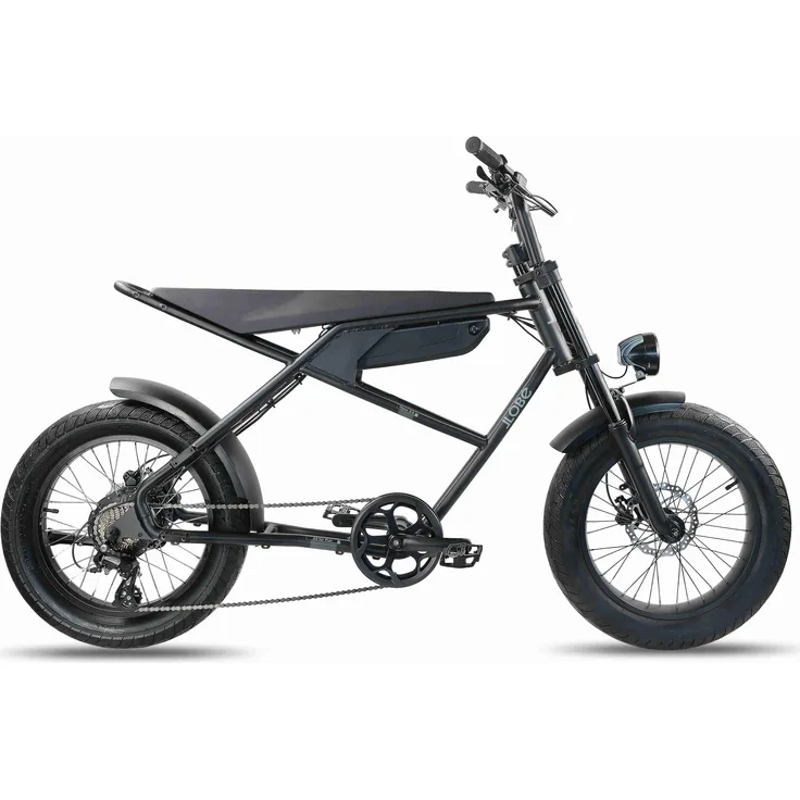 LLobe Moto E-Bike 20" MOTO2.6, 250W Hinterradmotor, 48V/14Ah, Hydraulische Scheibenbremsen, Shimano 7-Gang Schaltung, Fatbike für jedes Terrain