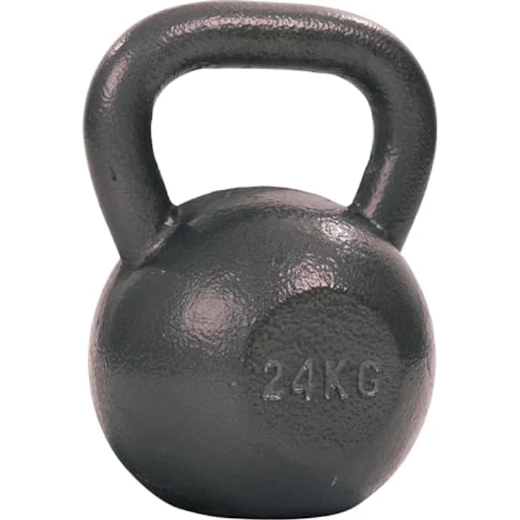 Sport-Thieme Kettlebell Hammerschlag | Hochwertige Eisen Kugelhantel | Rutschfester Griff, Glatte Oberfläche | In 10 Gewichtsklassen: 4-32 kg | Indoor u. Outdoor | Grau lackiert – Bild 2