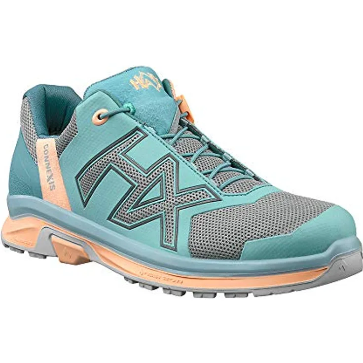 Haix CONNEXIS® Go GTX WS low Wanderschuh, wasserdicht und atmungsaktiv, mint/koralle