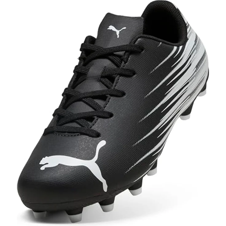 Puma ATTACANTO II FG/AG JR, Fußballschuhe für Kinder und Teenager, strapazierfähig für Kunstrasen, schwarz – Bild 6