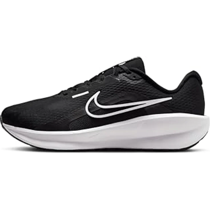 Nike Downshifter Herren Laufschuhe FD6454/001, Atmungsaktives Mesh, Rundespitze, Schwarz-Grau, Größe 42 – Bild 1