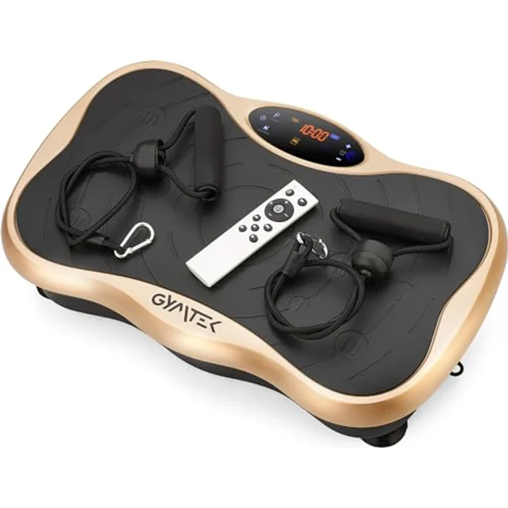 Gymtek Vibrationsplatte - Rüttelplatte Sport für Zuhause, Durchblutungs-Stimulator Beine, Ideal für Gewichtsabnahme und Muskelaufbau, Fussmassagegerät - Gymtek – Bild 2