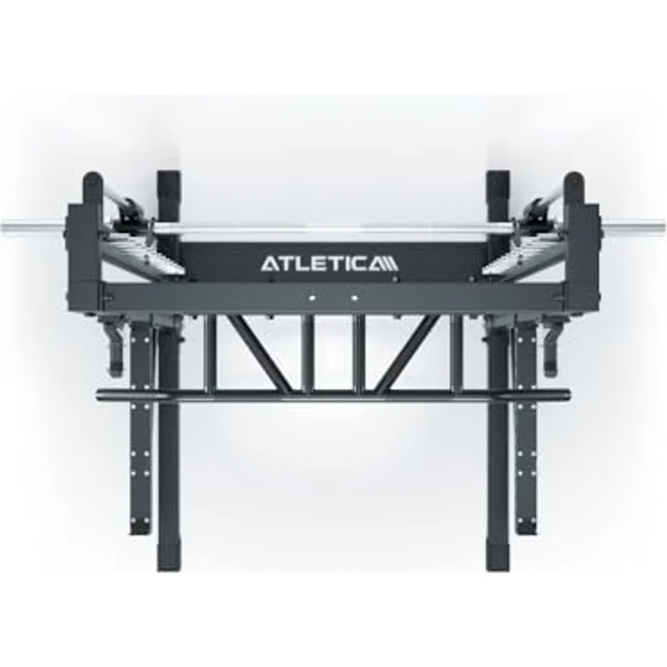 ATLETICA R7 Saber Squat Rack mit integrierter Multipresse, 203 cm Höhe, inklusive Smith Station und Pull-Up Bar – Bild 5