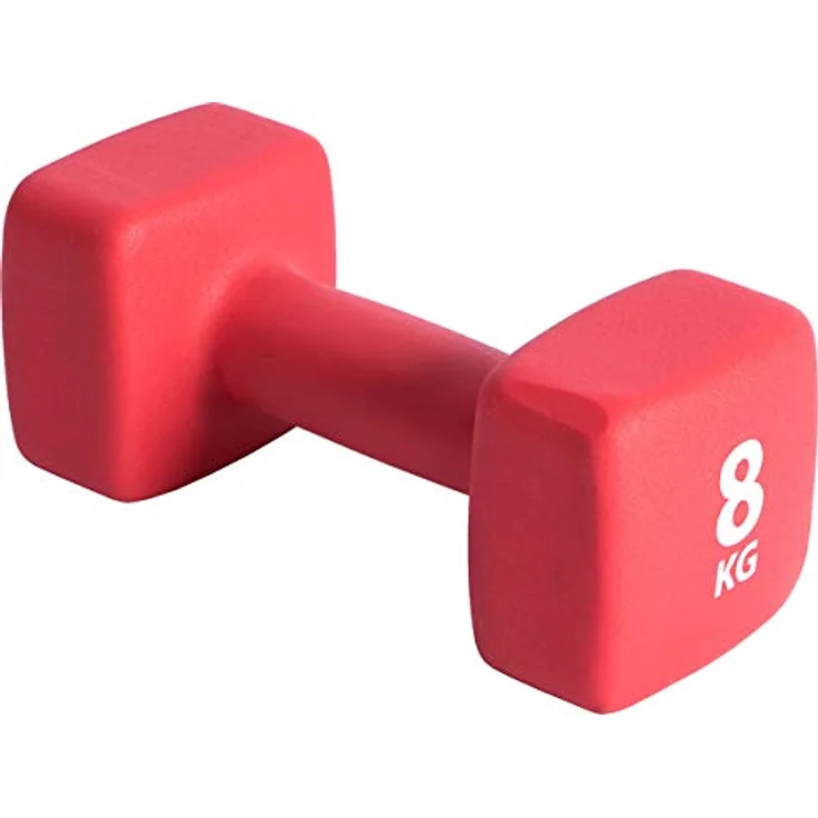Pure2Improve Neopren-Hanteln, Rot, 8kg - Perfektes Trainingswerkzeug für ein Ganzkörpertraining – Bild 2