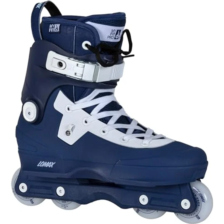 Usd Aeon Nick Lomax Pro II 60, Aggressive Inline Skates in Blau/Weiss, Größe 45 – Bild 2