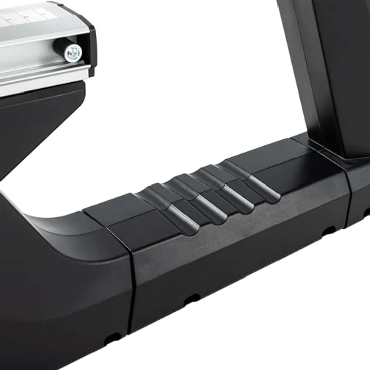 HAMMER Liegeergometer R92, Recumbent Bike elektrisch, gelenkschonend, 10 Trainingsprogramme, 12 kg Schwungmasse, LCD-Display, Pulsmessung, kompatibel mit Kinomap & Zwift, Heimtrainer mit Sitz & Rückenlehne – Bild 5