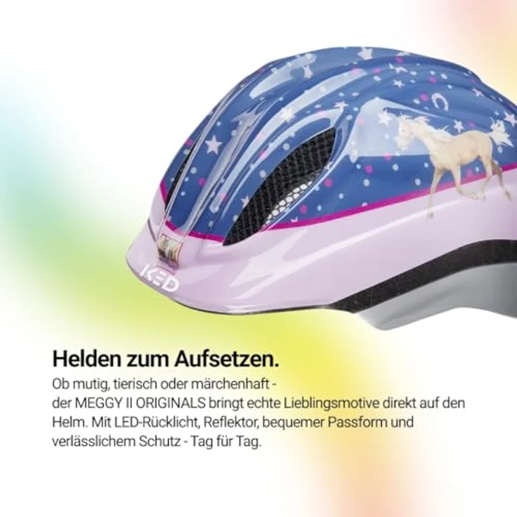 KED Fahrradhelm Meggy II Originals (21/22), Pferdefreunde, M 52-58 cm – Bild 5