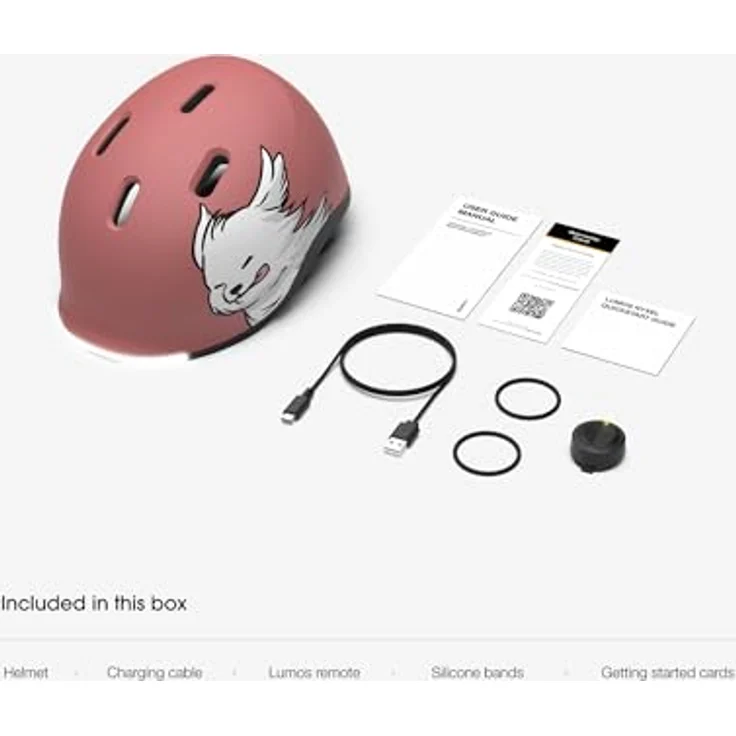 Lumen Labs Lumos Nyxel, Fahrradhelm mit RGB Blinkern, Größe S, Farbe breeze & fluff – Bild 9