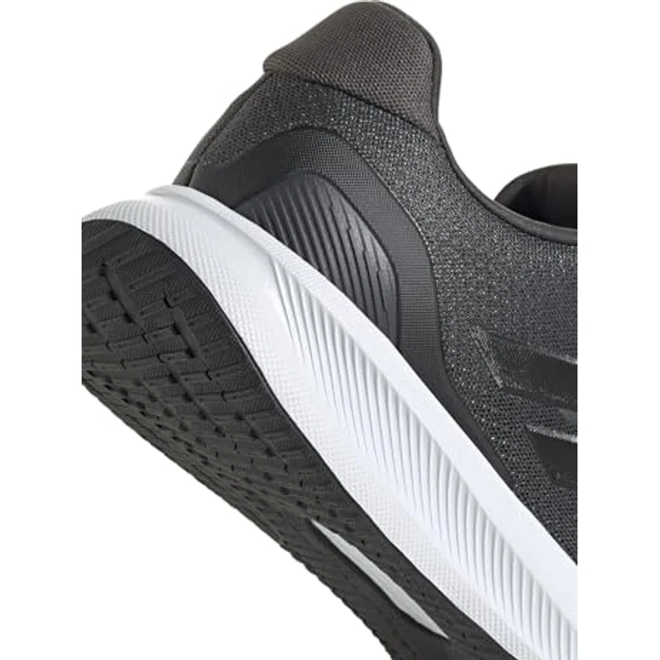 Adidas Runfalcon 5, Laufschuhe in Grau, Größe 46 2/3, atmungsaktives Obermaterial, leichte EVA-Zwischensohle, robuste Gummiaussensohle, reflektierende Details – Bild 2