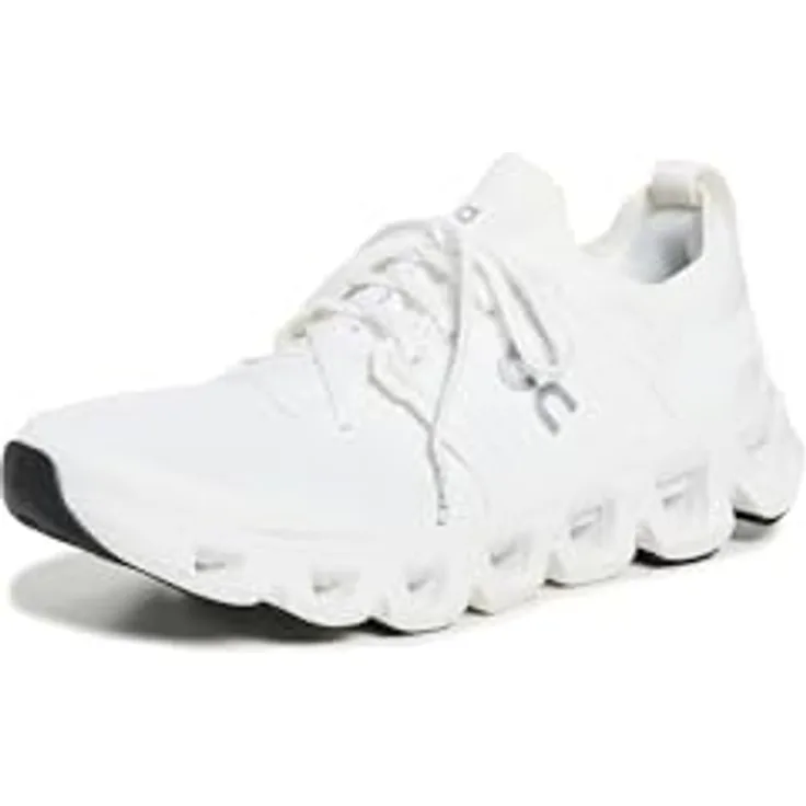 On Cloudswift, Laufschuhe für Neutralläufer, atmungsaktives Obermaterial, Helion™ Superfoam, reflektierende Details, recycelte Materialien