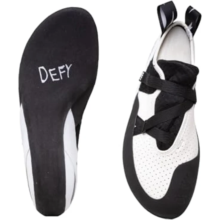 Evolv Defy, Herren Kletterschuhe, vielseitig, atmungsaktives veganes Obermaterial, 3,5 mm TRAX SAS-Gummisohle, grau, Größe 43 – Bild 5