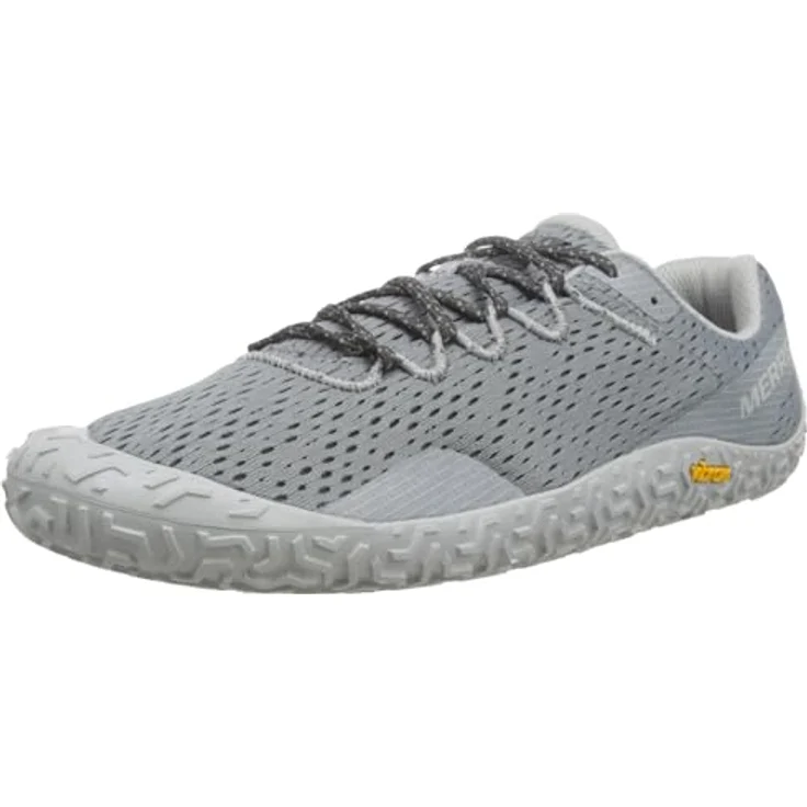 Merrell Vapor Glove 6 Monument, Barfuß-Laufschuhe mit Vibram EcoStep Sohle, atmungsaktives Mesh, 6 mm Höhe – Bild 1