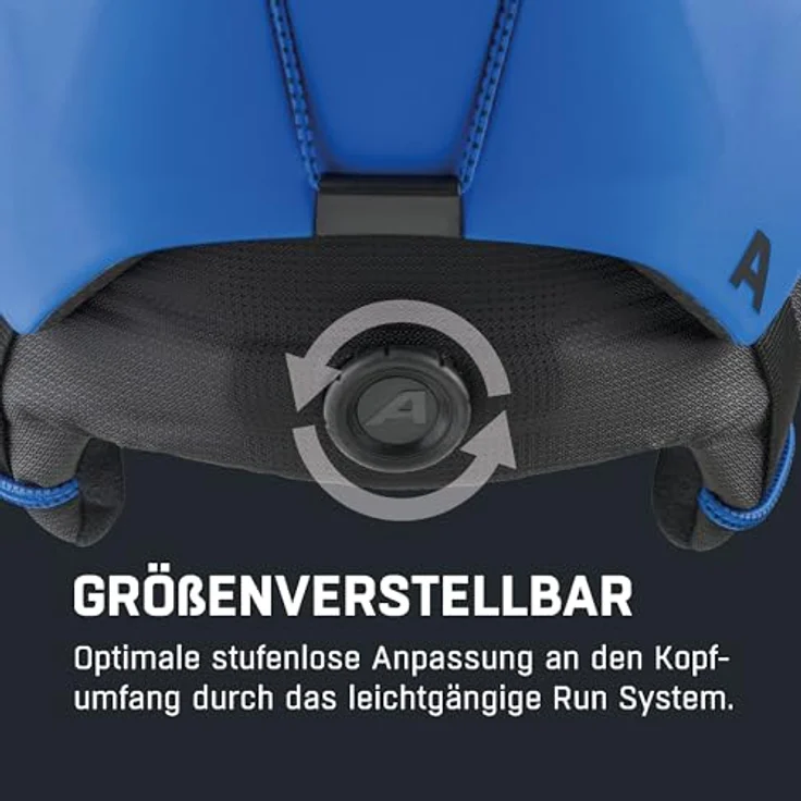 ALPINA BRIX JR Skihelm für Kinder, sicherer und komfortabler mit waschbarem Innenfutter, royal-Blue matt, Größe M (51-55 cm) – Bild 5