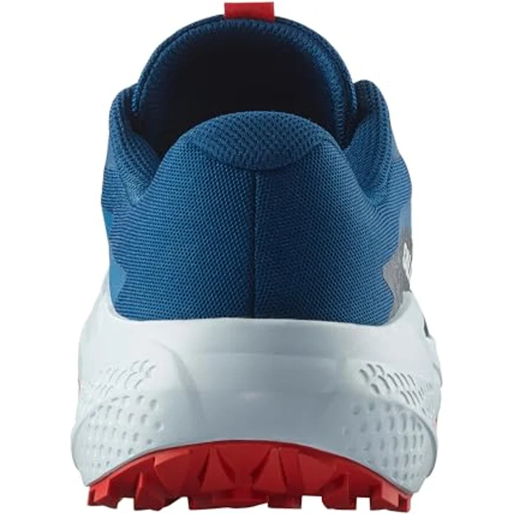 Salomon Alphaglide Ballad, Herren Laufschuhe für Trailrunning, Blau-Rot, Größe 45, mit reaktionsfreudiger Dämpfung und langlebiger Konstruktion – Bild 5