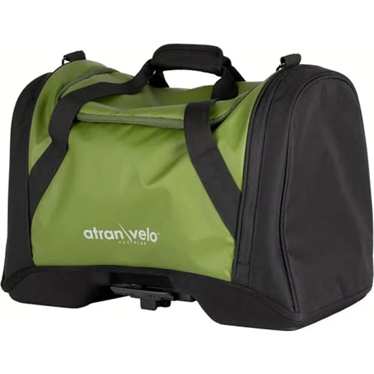Atran Velo Pulse AVS, Velotasche, 36 l, wasserabweisend, mit AVS-Systemadapter, schwarz – Bild 1