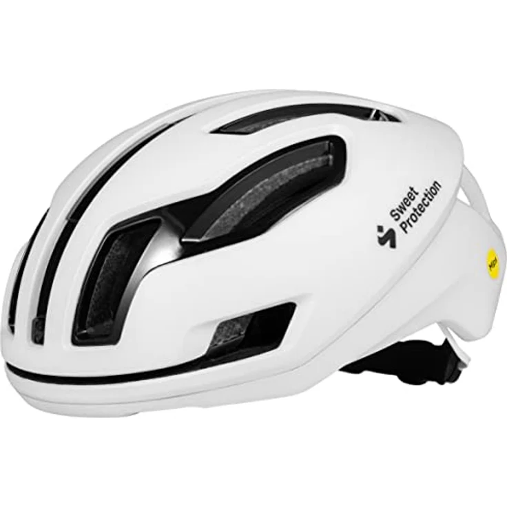 Sweet Protection Falconer 2Vi MIPS Fahrradhelm, Satin White, Größe L-XL, optimaler Schutz und Komfort – Bild 1