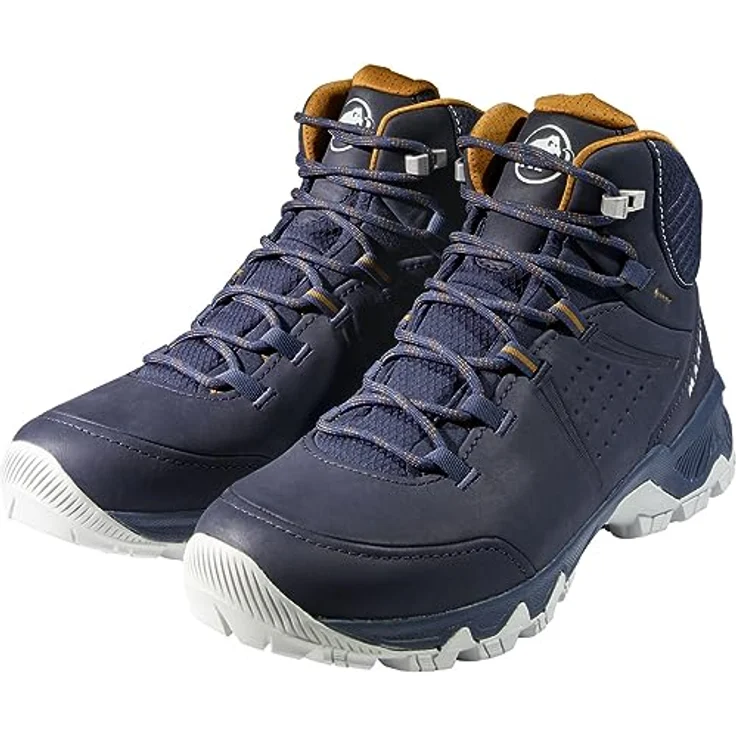 Mammut Nova IV Mid GTX Women, Damen Wanderschuhe mit GORE-TEX Membran und Vibram-Sohle, Blau, Größe 40 2/3 – Bild 2