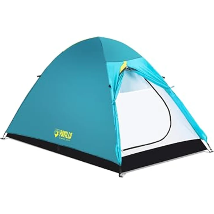Pavillo Bestway Active Base 2 Zelt, 200 x 120 x 105 cm, für 2 Personen, wasserabweisend, atmungsaktiv, inkl. Belüftungsöffnung und Insektennetz, grün – Bild 1