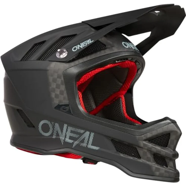 O'Neal BLADE CARBON IPX, MTB Helm schwarz, XL (61/62 cm), leicht, mit IPX Rotationsaufprallschutz und Fidlock Magnetverschluss – Bild 2