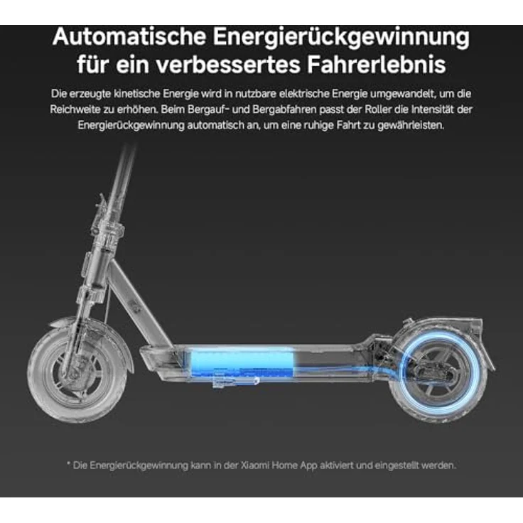 XIAOMI Electric Scooter 5 MAX GE AX, E-Scooter mit bis zu 60 km Reichweite, Blau – Bild 17