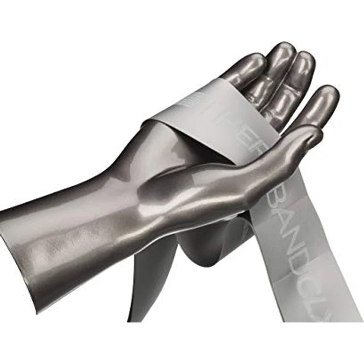 TheraBand CLX Latex-Free Resistance Band, 110 Loops für Pilates, 22 Meter, Silber, Super Heavy, mit integrierter Übungsbibliothek – Bild 5