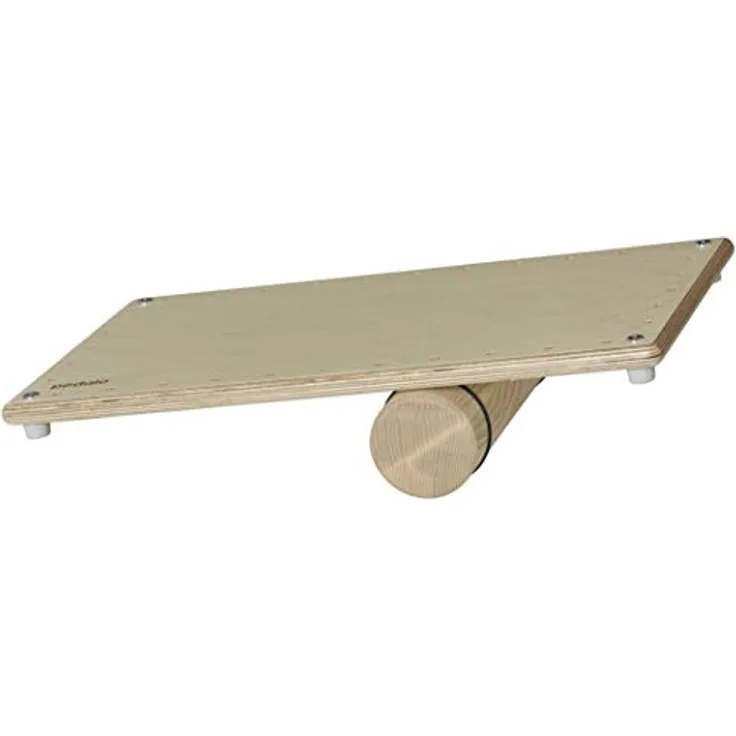 pedalo® Rola Bola Trainer Gleichgewicht Balance Board, Holz - Verbessert Koordination und Reaktionsfähigkeit, belastbar bis 120 kg