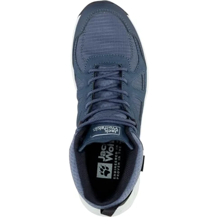 Jack Wolfskin Woodland 2 Texapore Mid W, Damen Wanderschuhe mit Reflex Foam-Mittelsohle, Blau – Bild 3