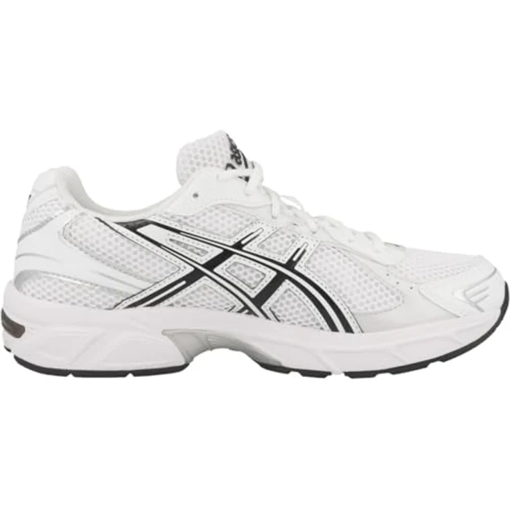 Asics Gel-1130 Laufschuhe für Herren, white/black, Größe 46, mit strapazierfähigem Obermaterial und Gummisohle für optimalen Halt – Bild 3
