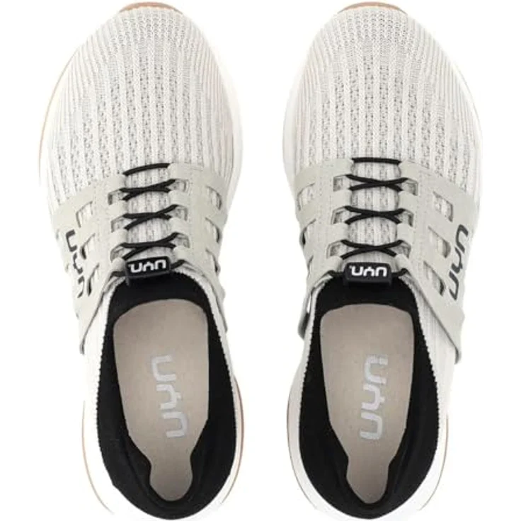 UYN Haru Sneaker Herren G461, ultraleichte Laufschuhe mit TREEON Innenschicht und U-CONTROL-Sohle, pearl grey/black, Größe 44 – Bild 3