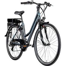 Bild für ZÜNDAPP E-Bike Trekking 700c Green 7.7 Pedelec Trekkingrad Damen 28 Zoll Touren (grau/blau, 48 cm)