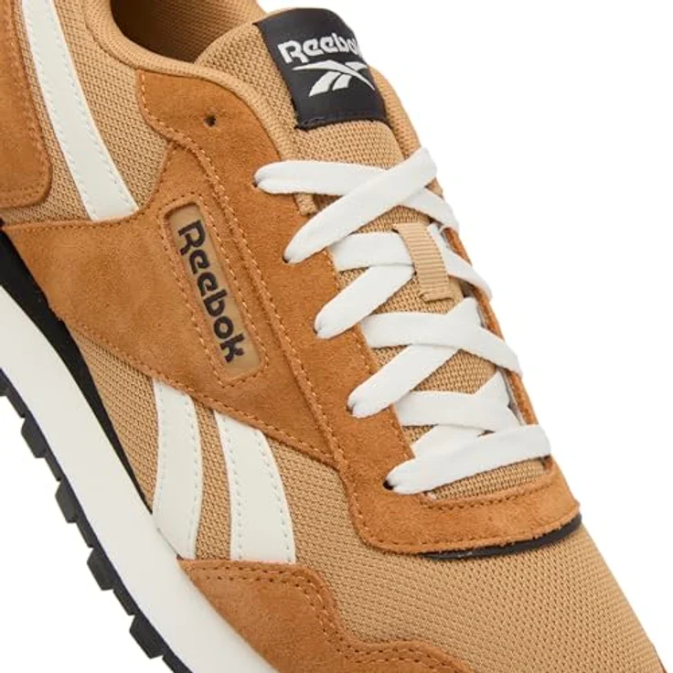 Reebok Glide Unisex Sport Sneaker mit modernem Komfort, Farbe Brown/Camel/Chalk – Bild 5