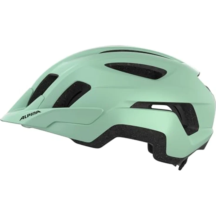 Olympic sportswear Alpina Sports Tour Helm Paranus, 52-56 cm, matt pastellgrün, stossabsorbierend und luftig für Trekking- und Tourenfahrten – Bild 3