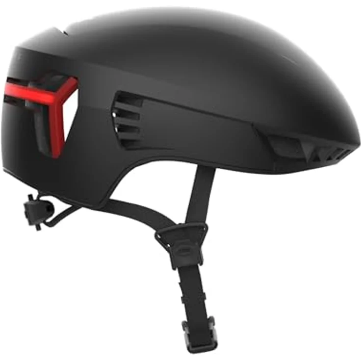CRNK Genetic Alpha Fahrradhelm, Rennradhelm in Schwarz mit integrierter LED-Beleuchtung und Smart Air EVAC-System, Größe L – Bild 4