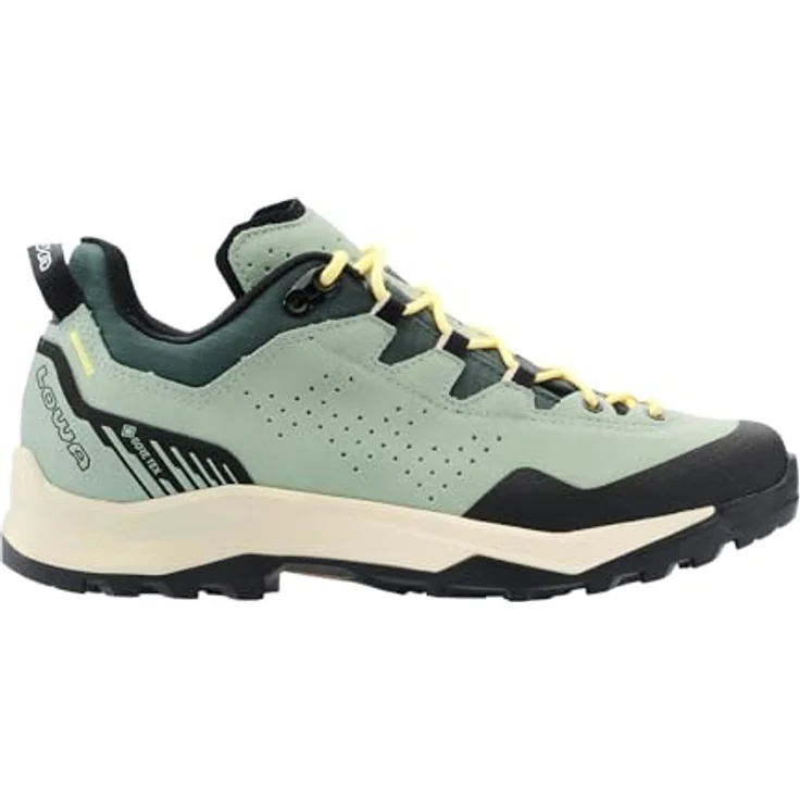 Lowa Explorer GTX Lo Ws, wasserdichte Damen Wanderhalbschuhe mit griffiger Vibramsohle und GORE-TEX-Membrane, dunkelpetrol/mint, EU 40 – Bild 1