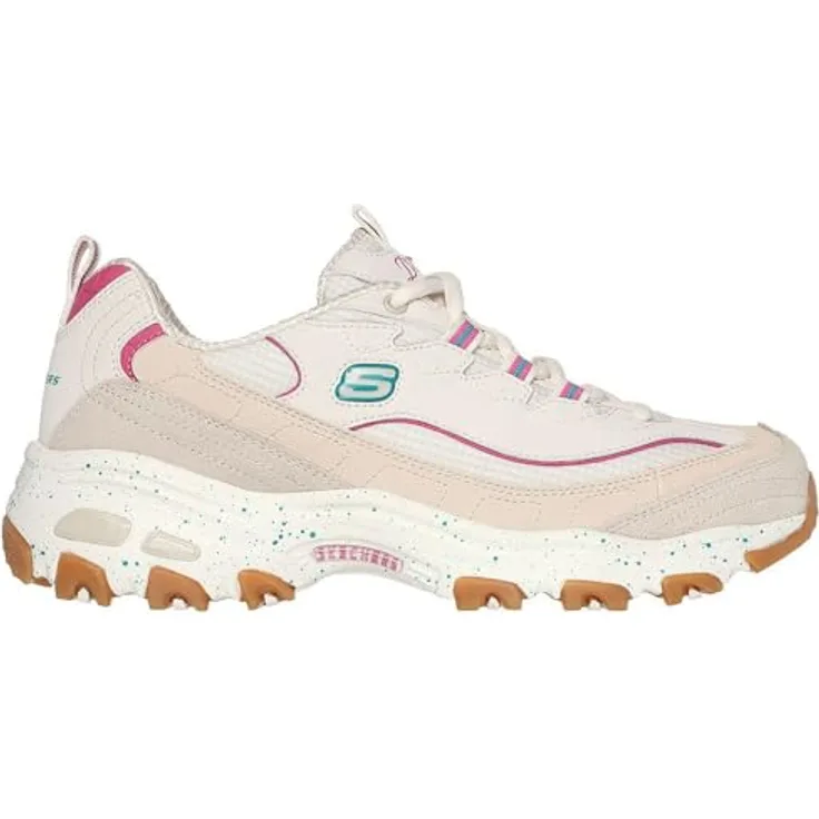 Skechers D'Lites - Bold Views, Damen Sneaker mit Air-Cooled Memory Foam Technologie